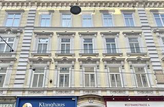 Wohnung kaufen in Neubaugasse, Mariahilfer Straße, U3, U 6, 1070 Wien, Westbahnstraße/Neubaugasse! 3-Zimmer Altbauwohnung zum Sanieren im 2. Stock!