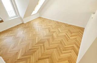 Wohnung kaufen in Geibelgasse, 1150 Wien, Ein frisch saniertes Schmankerl! Traumhafter Blick auf das Schloss Schönbrunn! Happy to be here! Lichtdurchflutet + Super hohe Räume im Dachgeschoss + Terrasse mit Fernblick + Beste Infrastruktur und Anbindung!