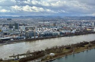 Maisonette mieten in 1220 Wien, Sonnenuntergang und Stephansdom Blick: 48. Etage DC2 Tower - Erstbezug