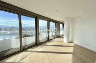 Wohnung kaufen in Donau, 1220 Wien, City-Refugium am Wasser: Den schönsten Ausblick auf Stephansdom, Prater & Neue Donau