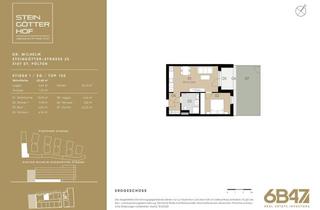 Wohnung mieten in Dr. Wilhelm Steingötter-Strasse 25, 3100 Sankt Pölten, Moderne 2-Zimmer-Neubauwohnung mit Garten & Terrasse – Zweitbezug, provisionsfrei