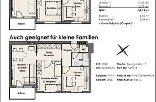 Wohnung mieten in Tiwagstraße 17, 6322 Kirchbichl, 2,5 Zimmerwohnung - 58m2 - Kirchbichl