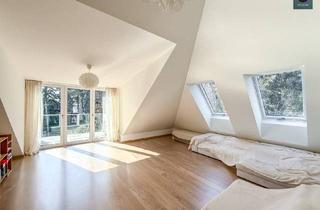 Maisonette mieten in 1190 Wien, Provisionsfrei: Klimatisiertes Dachgeschoss Maisonette Apartment mit 2 Balkonen in Bestlage von Grinzing!