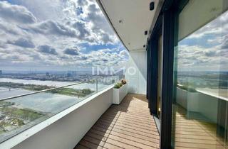 Wohnung mieten in 1220 Wien, 39. Etage DANUBEFLATS: Your New Home (Pool, Fitness and Wellness)
