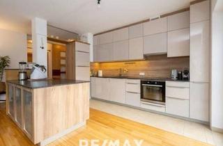 Wohnung mieten in 4421 Aschach an der Steyr, Hochwertige 3-Zimmer-Wohnung mit Tischlerküche, 160 m² Eigengarten, Terrasse und Garage in ruhiger, grüner Lage!