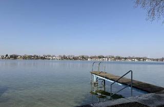 Haus kaufen in Seesiedlung Ufer, 2491 Neufeld an der Leitha, UFERPARZELLE mit renoviertem Badehäuschen und eigenem Badesteg auf Pachtgrund - zu verkaufen