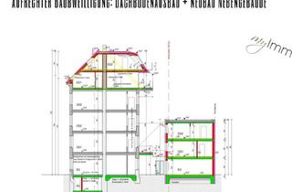 Anlageobjekt in Sonnwendviertel, 1110 Wien, Aufrechte Baubewilligung: Dachbodenausbau + Neubau Hofgebäude