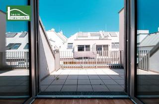 Wohnung kaufen in Donaufelder Straße, 1220 Wien, Über den Wolken .... Erstbezug im DG mit Terrasse und Küche in Bestlage unweit der U1 - Kagraner Platz - sofort beziehbar