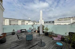 Loft mieten in Brucknerstraße, 1040 Wien, LOFT-WOHNUNG MIT 44 m² DACHGARTEN IN PALAIS BEIM SCHWARZENBERGPLATZ -- KLIMA/RUHELAGE!