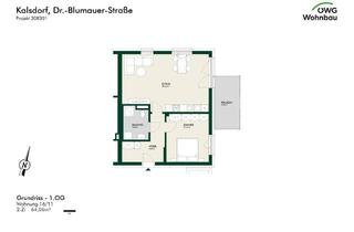 Wohnung mieten in Dr.-Blumauer-Straße 16/11, 8401 Kalsdorf bei Graz, Kalsdorf Bau 3 - geförderte Miete - 2 Zimmer