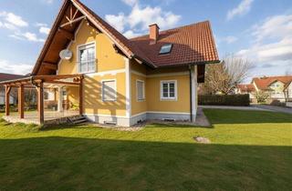 Einfamilienhaus kaufen in Gartenweg, 8423 Sankt Veit am Vogau, SONNENLAGE - Neuwertiges ca. 160m2 großes Traumhaus mit idyllischem Garten + Terrasse, 2 Garagen & Top-Ausstattung in Ruhelage