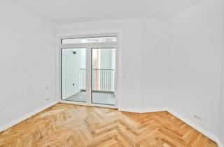 Wohnung kaufen in Siebenbrunnengasse, 1050 Wien, VIEVIENNE - Lichtdurchflutete Altbauwohnung mit 3 Zimmer und Loggia