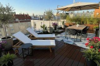 Penthouse mieten in 1190 Wien, Luxuriöses Penthouse in edler Wohnhausanlage mit Pool, Fitnessbereich und Concierge-Service.