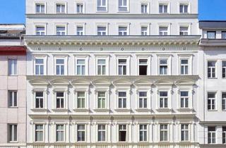 Wohnung kaufen in Pilgramgasse, 1050 Wien, ERSTBEZUG – Stilvoller 3-Zimmer-Dachgeschoss-Traum nahe Naschmarkt - freier Mietzins