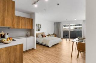 Wohnung mieten in Dresdnerstraße 90, 1200 Wien, Kurzzeitmiete: Studio Extra Large (möbliert) mit Zugang zu Fitness, Co-Working, Dachterrasse, Kinoraum