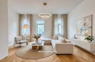 Wohnung kaufen in Novaragasse, 1020 Wien, HISTORISCHES ZINSHAUS: Sanierte 3-Zi-Altbauwohnung (95m²) mit Balkon – Nähe U1/U2