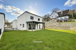Einfamilienhaus kaufen in 3390 Melk, ERSTBEZUG Modernes Einfamilienhaus bei Melk - 5 Zimmer - ca.144m² WNFL - ca. 303m² Garten - Terrasse ca. 21m² - Fußbodenheizung - Luftwärmepumpe - Belags od. Schlüsselfertig - Parkplatz