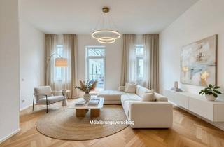 Wohnung kaufen in Novaragasse, 1020 Wien, HISTORISCHES ZINSHAUS: Sanierte 3-Zi-Altbauwohnung (95m²) mit Balkon – Nähe U1/U2