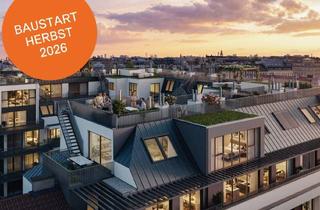 Anlageobjekt in Herbststraße 6-10/77, 1160 Wien, The Arik - Urbaner Dachgeschoss Wohntraum mit Panorama - 4 Zimmer zur Parkseite