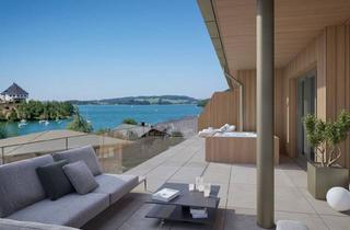 Wohnung kaufen in 5163 Mattsee, MIT SEEZUGANG: 4-Zimmer-Wohnung mit Blick über den See