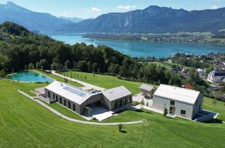 Haus kaufen in 5310 Tiefgraben, Ein Ort für besondere Momente! Refugium am Mondseeberg auf 2,8 Hektar mit spektakulärem Seepanorama
