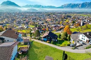 Grundstück zu kaufen in 6832 Röthis, Einzigartiges Baugrundstück mit spektakulärer Aussicht im Vorderland