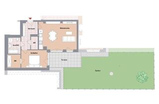 Wohnung kaufen in Heimkehrergasse, 1100 Wien, BAUBEGINN ERFOLGT! 2-Zimmer-Neubau-Gartenwohnung im Einfamilienhausgebiet in Ruhelage!