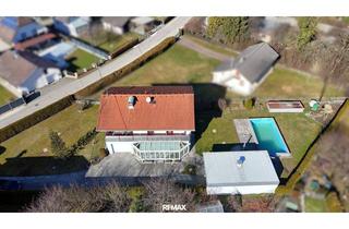 Einfamilienhaus kaufen in 9065 Ebenthal, Wohnen wie im Urlaub: Haus mit Pool, viel Grün & Privatsphäre in Ebenthal