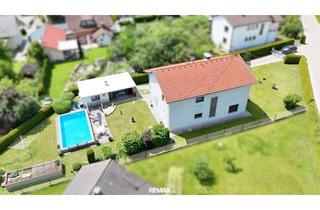 Einfamilienhaus kaufen in 9065 Ebenthal, Wohnen wie im Urlaub: Haus mit Pool, viel Grün & Privatsphäre in Ebenthal