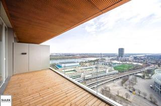 Wohnung mieten in Meiereistraße, 1020 Wien, Wohnen mit Fernblick über Wien | 3 Zimmer Erstbezug mit Balkon | Pool, Fitness & Spa | **VIDEOTOUR**