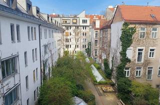 Wohnung mieten in 1080 Wien, Charmante 2-Zimmer Wohnung mit Ruhelage und Grünblick im Innenhof! Nähe U6 Thaliastraße!