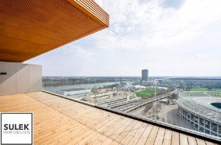 Wohnung mieten in Meiereistraße, 1020 Wien, 25. Etage | Luxusapartment | 22 m² Balkon | Pool, Fitness & Spa