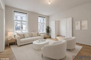 Wohnung kaufen in 1080 Wien, Elegante Altbauwohnung in der Josefstadt – Wiener Charme trifft großzügigen Wohnkomfort | Nähe MuseumsQuartier, 1. Bezirk