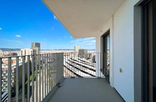 Wohnung mieten in Karl-Popper-Straße, 1100 Wien, 4-Zimmer Wohnung in der 18. Etage mit Balkon | Inhouse-Gym, Rooftop-Terrasse, Coworking-Lounge | ab sofort