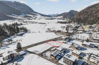 Grundstück zu kaufen in 6345 Kössen, Sonniges Baugrundstück mit Bebauungsstudie für 6 Wohneinheiten in attraktiver Lage von Kössen