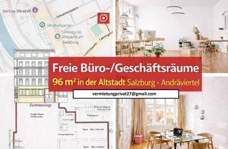Büro zu mieten in Wolf-Dietrichstrasse, 5020 Salzburg, Im Stadt Zentrum - Andräviertel - Ecke Linzergasse & Wolf-Dietrichstrasse - schöne, helle, hohe Räumlichkeiten