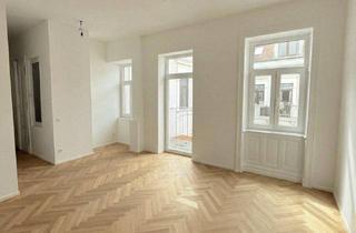 Wohnung kaufen in Nestroyplatz, 1020 Wien, GENERALSANIERTE ALTBAUWOHNUNG (ca.95m²) mit BALKON (ca. 5m²) - 3 Zimmer