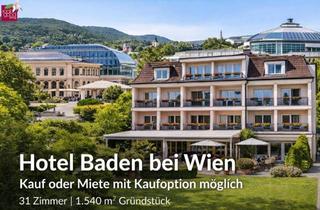 Gewerbeimmobilie kaufen in 2500 Baden, Hotel Baden bei Wien – zentrale Lage nahe Strandbad & Congress Center – renovierungsbedürftig – Kauf oder Miete mit Kaufoption möglich ++++