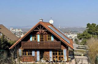 Haus mieten in 1190 Wien, Idyllische Vollholz-Landhausvilla mit Grünblick am Leopoldsberg