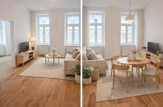 Wohnung kaufen in Siebenbrunnenplatz / U2 - Station Reinprechtsdorfer Straße, 1050 Wien, Sanierte, helle, perfekt geschnittene 2-Zimmer-Wohnung nähe Siebenbrunnenplatz