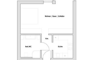 Wohnung mieten in Innrain 13, 6020 Innsbruck, Garçonnière in Zentrumslage