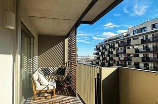 Wohnung mieten in Fred-Zinnemann-Platz 4/4, 1030 Wien, Sonnige 2-Zimmer-Wohnung mit Balkon, EBK, Fitness, Sauna und Waschtrockner