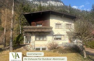 Einfamilienhaus kaufen in 6108 Scharnitz, Einfamilienhaus – Tiroler Landhaus mit überdachter Terrasse im EG, großzügigem 22 m² Balkon im OG und Garage mit Fernbedienung