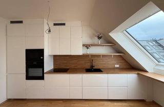 Wohnung mieten in Stadlauer Strasse 25, 1220 Wien, Top Erstbezug! Sonnige 2-Zimmer-Dachgeschosswohnung mit Balkon & Klima | ruhig & hell Miete: € 1.249,- (inkl. Betriebskosten, Wasser, Liftkosten und USt.)