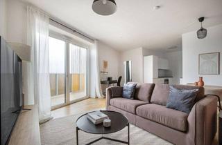 Wohnung mieten in Leopold-Böhm-Straße, 1030 Wien, Traumblick über Wien, 28. Stock HelioTower mit Gym, Interspar & Lounges, 2 Zimmer + Balkon, U-Bahn (VIE282)