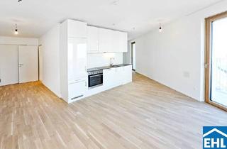 Wohnung mieten in 1100 Wien, Sonnwendviertel: 1-Zimmer-Wohnung mit Balkon in der 4. Etage – Fitnessraum, Co-Working & Rooftop-Terrasse inklusive!