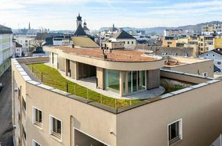 Penthouse kaufen in 4840 Vöcklabruck, Grundrissvarianten - SPECIAL - direkt von der Wohnung mit dem Lift in die LOUNGE auf die begrünte DACHTERRASSE