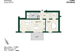 Wohnung mieten in Josef-Lind-Straße 28/5, 8230 Hartberg, Helle 2‑Zimmer‑Wohnung mit Balkon, Schrankraum und Einbauküche - geförderte Miete - 2 Zimmer