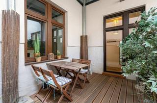 Wohnung kaufen in Pilgramgasse, 1050 Wien, NEUER PREIS | Vollmöblierte Citywohnung | Komplett hofseitig mit Terrasse | Ideal auch als Pied-a-terre | Nähe Schlossquadrat