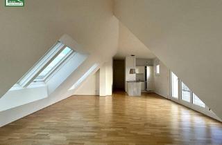 Wohnung mieten in Stammersdorfer Straße 236, 1210 Wien, Charmante 3-Zimmer Dachgeschosswohnung inkl. Einbauküche und zwei Terrassen! Ab Juli!